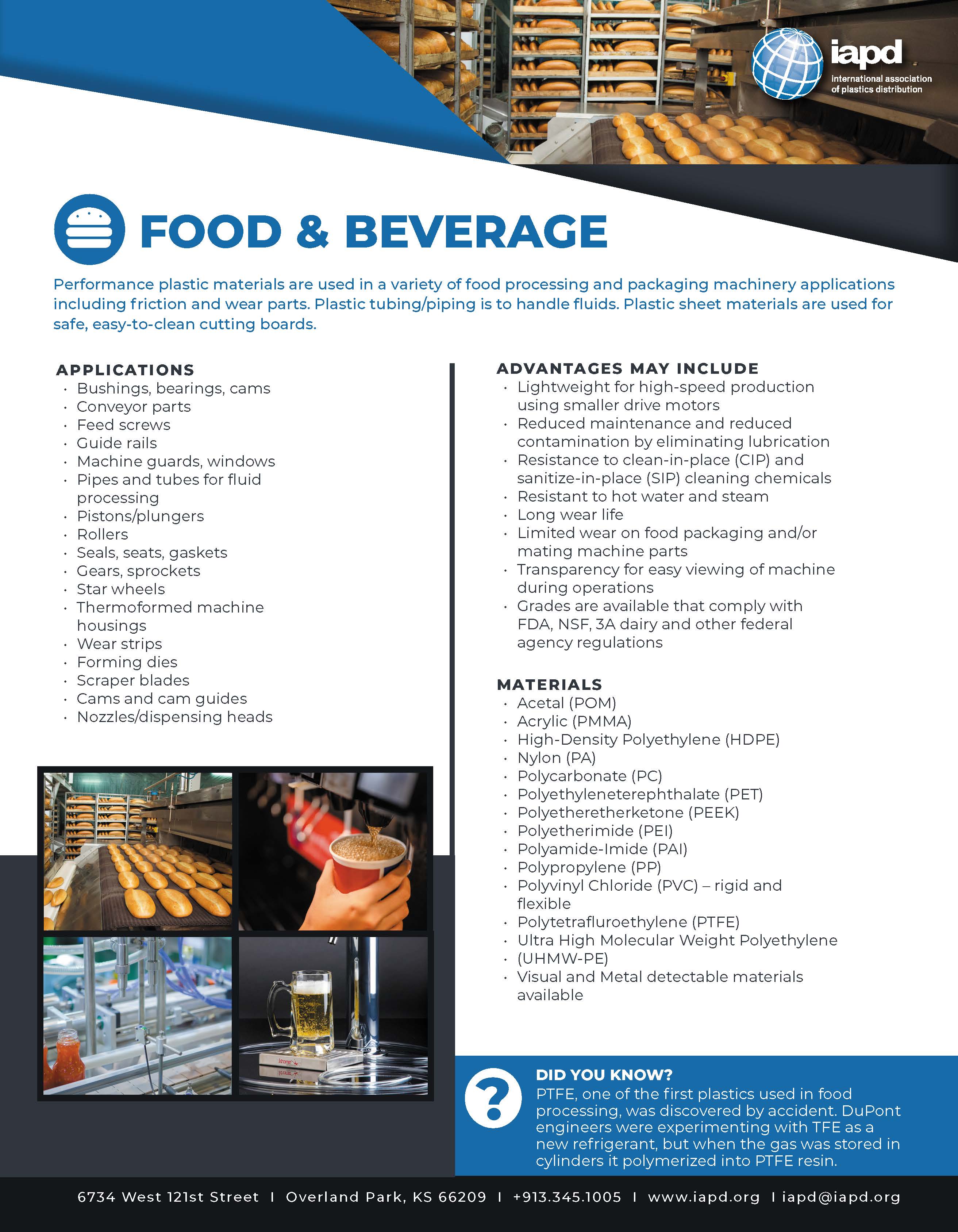 Top 26 Markets for Plastics: Food and Beverage