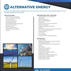 Top 26 Markets for Plastics: Alternative Energy